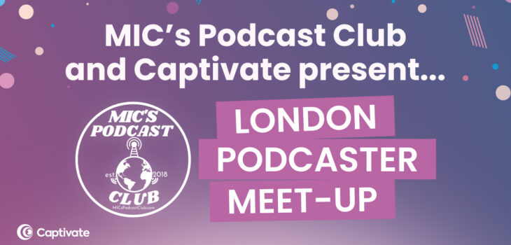 london podcaster meetup graphic