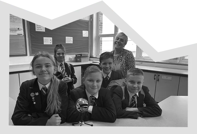 kids with a microphone