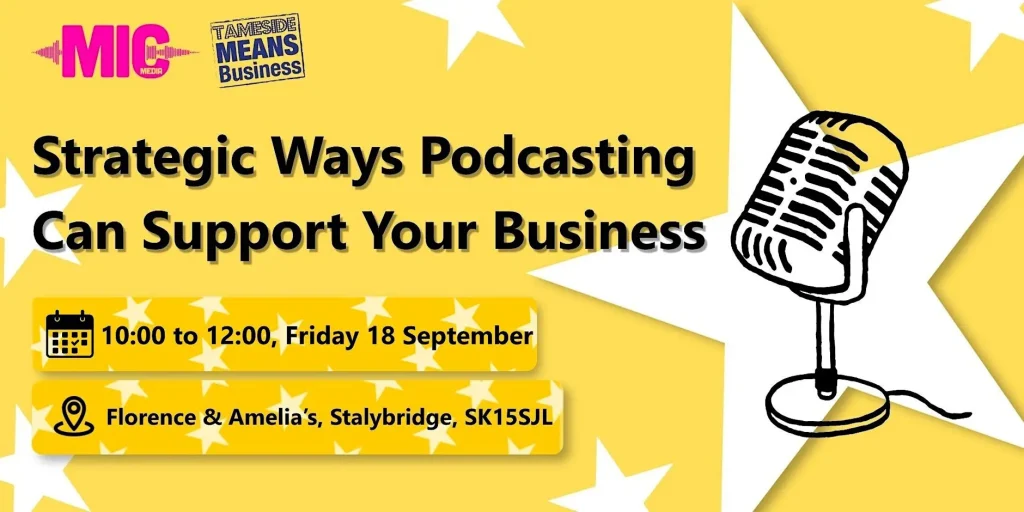free podcast workshop graphic
